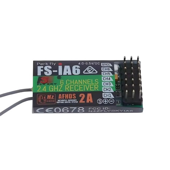 Flysky FS-IA6b 2.4G 6-Channel Remote Control Plastic DIY RC Airplane Flysky Fs I6 Radio Systems Type